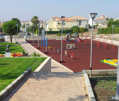 Park at Dhali area in Nicosia